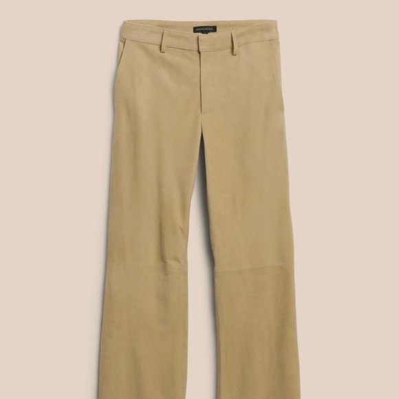 BANANA REPUBLIC  Heritage Bootcut Suede Pant - Picture 3 of 5
